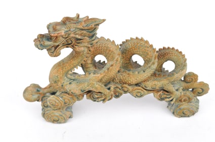 Plaster Dragon Figurine