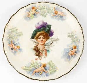 Carnation McNicol Decorative Portrait Plate