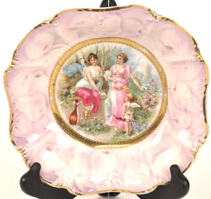 Prov. Saxe. E.S. Germany Decorative Porcelain Bowl