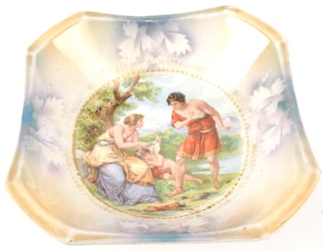 Decorative Square Porcelain Bowl