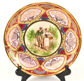 Decorative Vienna Porcelain Plate