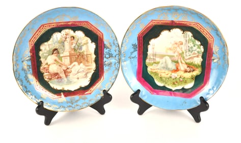 Two Decorative Vienna Porcelain Plates