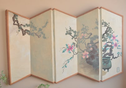 Faux Folding Screen Wall Art