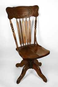 1930's Mahogany Office Chair