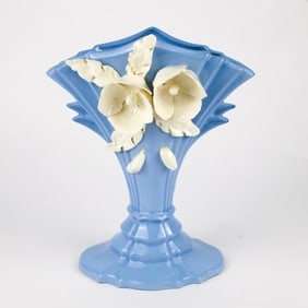 Blue Royal Dux Vase