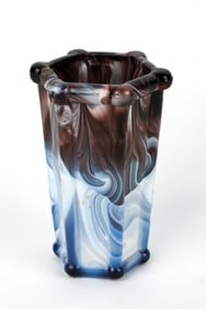 Slag Glass Vase