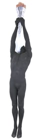 Large Nude Sculpture with Outstretched Arms and Flame