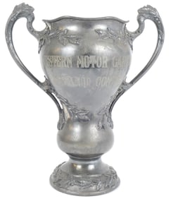 Antique Silverplate Loving Cup Trophy