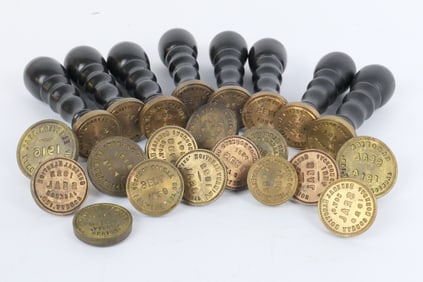 Antique and Vintage IN Election Seals
