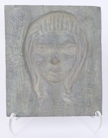 Carved Slate Portrait