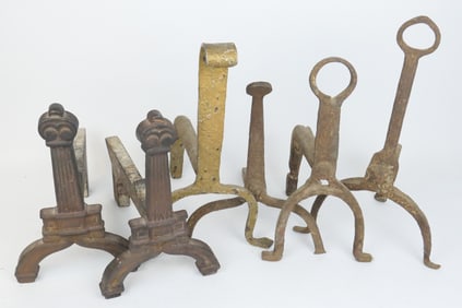 Metal Andirons