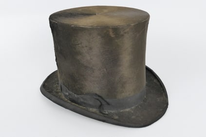 Antique Beaver Top Hat