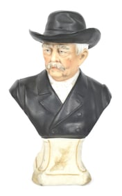 Antique Bohne Bust of Otto Von Bismark