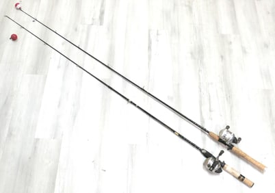 Two Vintage Lebco Rod and Reel Packages