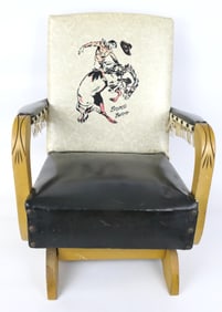 1940's Child's Cowboy Chair