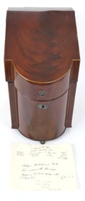 Antique Mahogany Knife Box