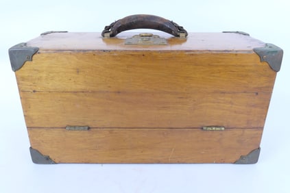 Vintage Wood Tackle Box