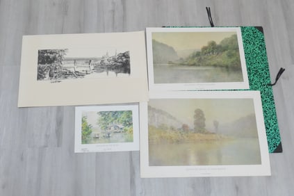 Four Paul Sawyier Prints