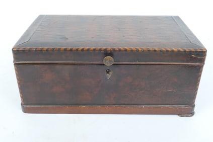 Antique Parquetry Sewing Box