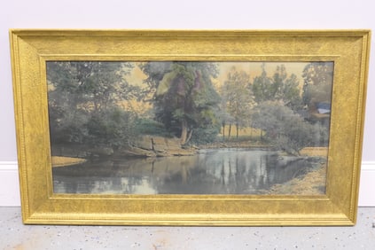 Hand Colored Landscape Photo