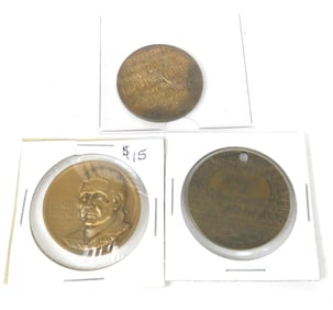 Three Vintage Louisville Tokens