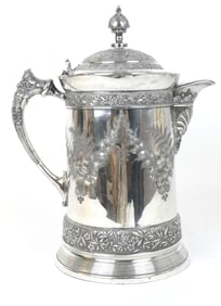 Antique Silverplate Water Pitcher