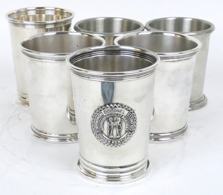 Silverplate and Pewter Julep Cups