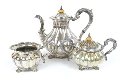 Three Piece Silverplate Coffee Set