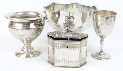 Four Silverplate Vessels