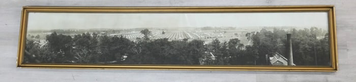 Panoramic Historic Photo of Campground