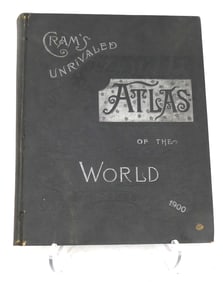 1900 Cram's Unrivaled Family Atlas of the World