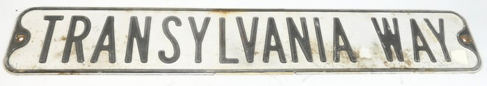 Transylvania Way Street Sign