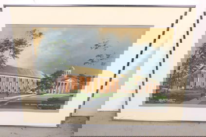 Architect Print of UofL Law School