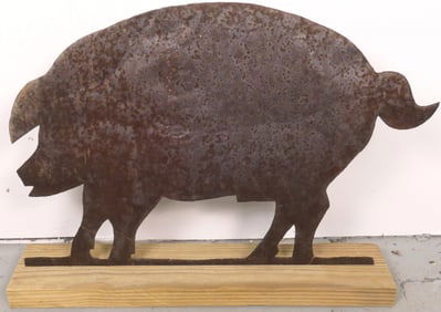 Metal Pig Silhouette