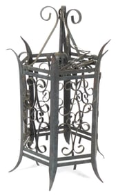 Iron Hanging Light Fixture
