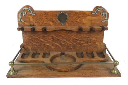 Vintage Tobacco Pipe Rack