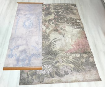 Two Painted Wall Hangings