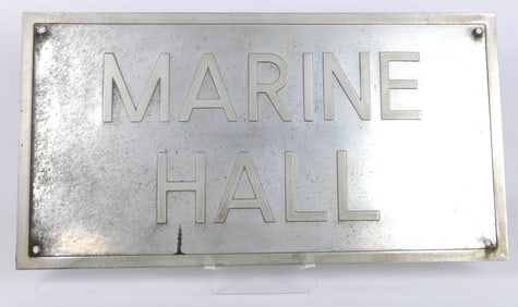 Louisville "Marine Hall" Hospital Sign