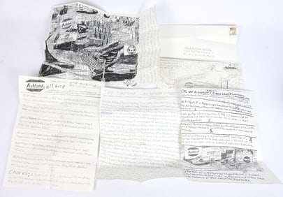Mark Anthony Mulligan Letters and Drawings