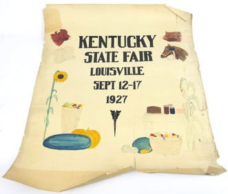 1927 KY State Fair Poster Entry