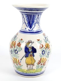 Henriot Quimper Vase