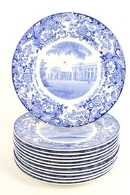 Twelve MIT Wedgewood Plates