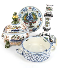 Four Pieces of Makkum Dutch Pottery