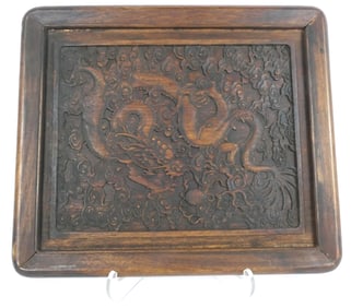 Chinese Wood Dragon Tray