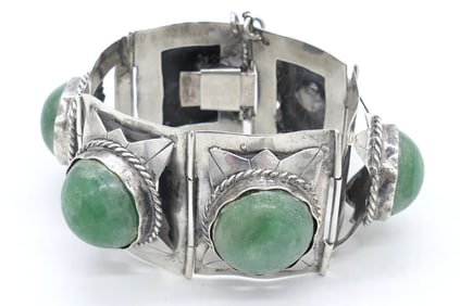 Mexican Sterling Link Bracelet