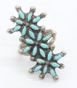 Zuni Navajo Serling Ring