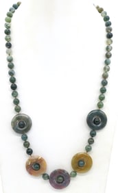 Beaded Jade Necklace