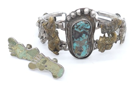 Native American Sterling Foot Jewelry