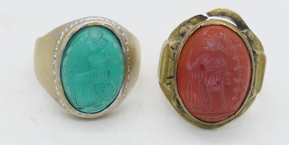 Two Roman Seal Rings