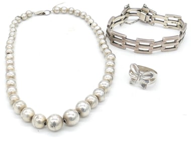 Three Mexican Sterling Pieces